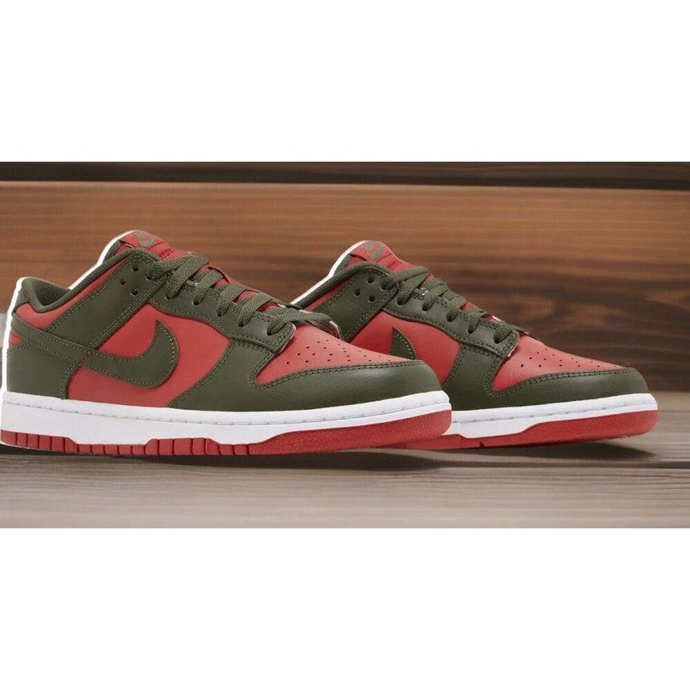 Nike Dunk Low Freddy Krueger Cargo Khaki Red Shoes MENS 11 New Fast Shipping